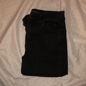 High rise black jeans